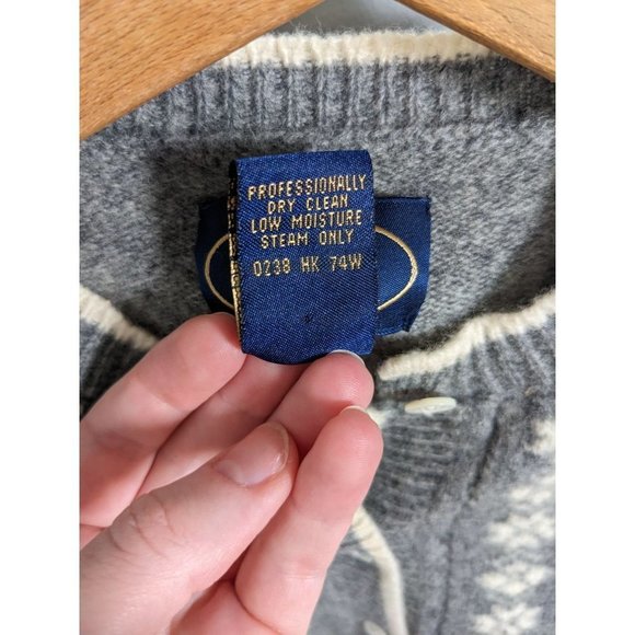 Vintage Chelsea Campbell Lambswool Knit Cardigan Women's Size Small - Picture 6 of 7